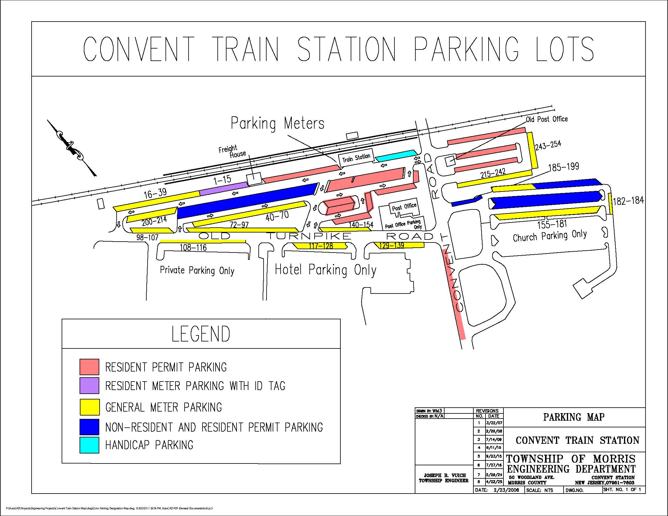 Convent Station Map